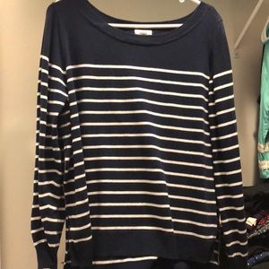 Old navy split side seam striped sweater